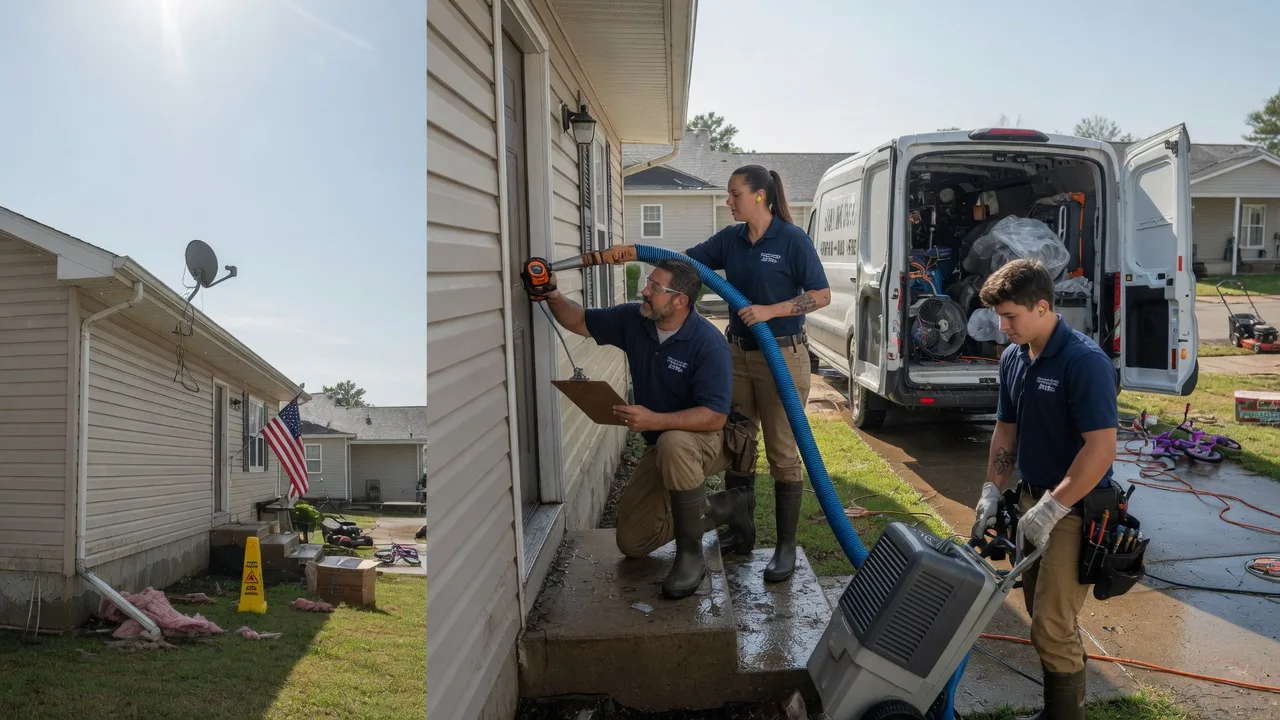 Ceiling Water Damage Restoration in Rural Hall, NC near me